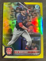 J. D. Martinez [Yellow] #98 Baseball Cards 2022 Bowman Chrome Prices