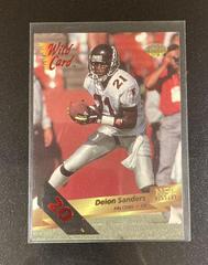 Deion Sanders [20 Stripe] Football Cards 1993 Wild Card Prices