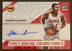Hakeem Olajuwon Basketball Cards 2019 Panini Donruss Optic Fast Break Signatures Prices
