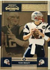 Tom Brady Football Cards 2008 Playoff Contenders Prices