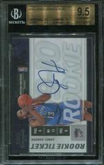 James Harden Autograph Basketball Cards 2009 Playoff Contenders Prices