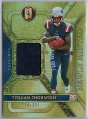 Tyquan Thornton #NMM-TTH Football Cards 2022 Panini Gold Standard Newly Minted Memorabilia Prices