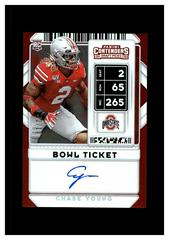 Chase Young [Variation 2 Autograph Bowl] Football Cards 2020 Panini Contenders Draft Picks Prices