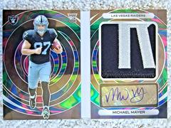 Michael Mayer #16 Football Cards 2023 Panini Spectra Rookie Autograph Neon Marble Prices