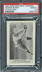 George Burns [Cleveland] Baseball Cards 1921 E220 National Caramel Prices