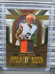Amari Cooper [White Gold] #GR-AC Football Cards 2023 Panini Gold Standard Rush Prices