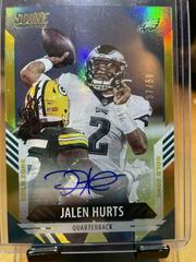 Jalen Hurts [Signature Gold Zone] Football Cards 2021 Panini Score Prices