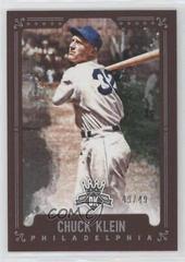 Chuck Klein [Framed Brown] #50 Baseball Cards 2017 Panini Diamond Kings Prices