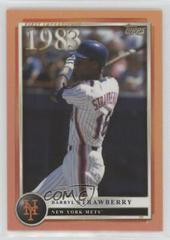Darryl Strawberry [Orange] #29 Baseball Cards 2022 Topps X Aaron Judge Prices