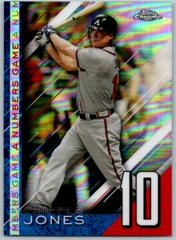 Chipper Jones #NGC9 Baseball Cards 2020 Topps Chrome Update Numbers Game Prices