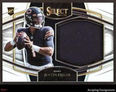 Justin Fields [White] #JS-JFI Football Cards 2021 Panini Select Jumbo Rookie Swatch Prices