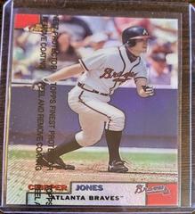 Chipper Jones [Refractor] #16 Baseball Cards 1999 Finest Prices