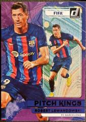 Robert Lewandowski [Purple] Soccer Cards 2022 Panini Donruss Pitch Kings Prices