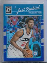 Joel Embiid [Blue] Basketball Cards 2016 Panini Donruss Optic Prices