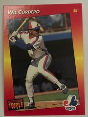 Wil Cordero #179 Baseball Cards 1992 Panini Donruss Triple Play Prices
