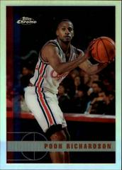 Pooh Richardson Refractor #97 Basketball Cards 1997 Topps Chrome Prices