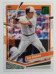 Cal Ripken [Green] #18 Baseball Cards 2023 Panini Chronicles Clearly Donruss Prices