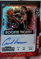 Cameron Thomas [Autograph Red Shimmer] #127 Basketball Cards 2021 Panini Contenders Prices