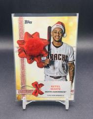 Ketel Marte [Red Metallic] Baseball Cards 2022 Topps Holiday Holiday Relics Prices