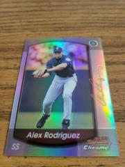 Alex Rodriguez [Refractor] #95 Baseball Cards 2000 Bowman Chrome Prices
