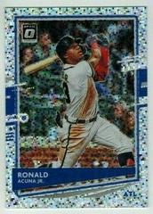 Ronald Acuna Jr. [White Sparkle] #169 Baseball Cards 2020 Panini Donruss Optic Prices