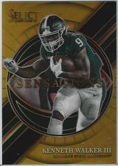 Kenneth Walker III [Gold] #SEKW Football Cards 2022 Panini Select Draft Picks Sensations Prices