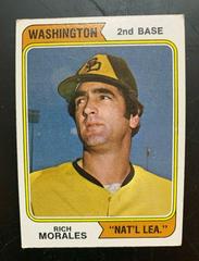 Rich Morales [Washington] #387 Baseball Cards 1974 Topps Prices