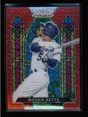 Mookie Betts [Red Mojo Prizm] Baseball Cards 2021 Panini Prizm Stained Glass Prices