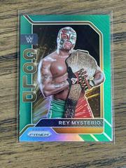 Rey Mysterio [Green Prizm] Wrestling Cards 2022 Panini Prizm WWE Gold Prices