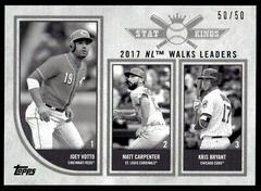 Joey Votto, Matt Carpenter, Kris Bryant [Black & White] #311 Baseball Cards 2018 Topps Big League Prices