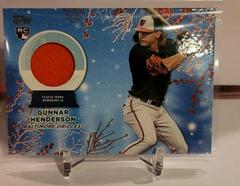 Gunnar Henderson [Red] #RC-GH Baseball Cards 2023 Topps Holiday Relics Prices