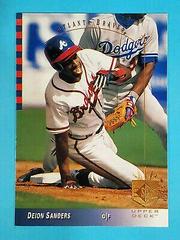 Deion Sanders #62 Baseball Cards 1993 SP Prices