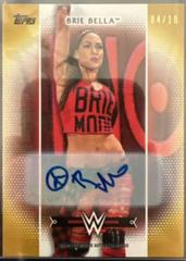 Brie Bella [Gold Autograph] #R-12 Wrestling Cards 2017 Topps WWE Women's Division Prices