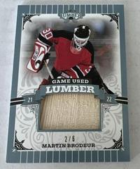 Martin Brodeur [Pewter] #GUL-MB1 Hockey Cards 2021 Leaf Lumber Game Used Prices