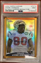 Andre Johnson [No Ball Copper Refractor] #TC74 Football Cards 2009 Topps Chrome Prices