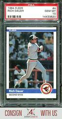 Rich Dauer #4 Baseball Cards 1984 Fleer Prices