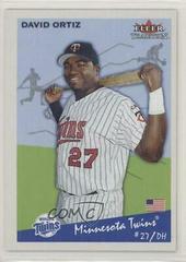David Ortiz Baseball Cards 2002 Fleer Tradition Prices
