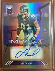 Justin Tuck [Gold] #II-JT Football Cards 2023 Panini Donruss Elite Impact Impressions Autographs Prices