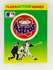Houston Astros Baseball Cards 1990 Fleer Action Series Stickers Prices