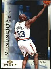 Michael Jordan #MM2 Basketball Cards 2003 Upper Deck MVP Monumental Moments Prices