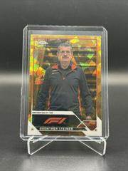 Guenther Steiner [Gold Refractor] #101 Racing Cards 2023 Topps Chrome Formula 1 Prices
