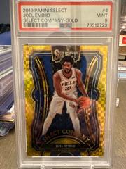 Joel Embiid [Gold] Basketball Cards 2019 Panini Select Company Prices