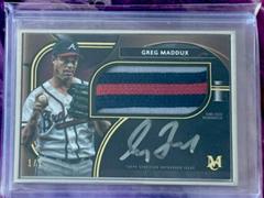 Greg Maddux [Silver Framed Autograph] #MFA-GM Baseball Cards 2021 Topps Museum Collection Prices
