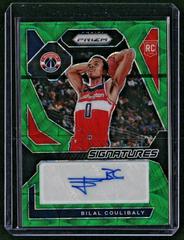 Bilal Coulibaly [Choice Green Prizm] #1 Basketball Cards 2023 Panini Prizm Rookie Signature Prices