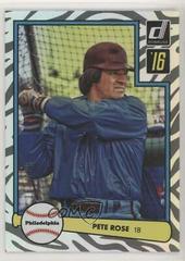 Pete Rose [Holoflow] #46 Baseball Cards 2016 Panini Donruss 1982 Prices