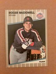 Roger McDowell #43 Baseball Cards 1989 Fleer Prices