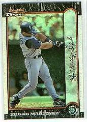 Edgar Martinez [Refractor] Baseball Cards 1999 Bowman Chrome Prices