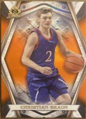 Christian Braun [Orange] #BI-20 Basketball Cards 2021 Bowman University Invicta Prices