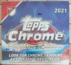 Hobby Box Soccer Cards 2021 Topps Chrome MLS Sapphire Prices