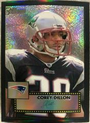 Corey Dillon [Black Refractor] #THC52 Football Cards 2006 Topps Heritage Chrome Prices